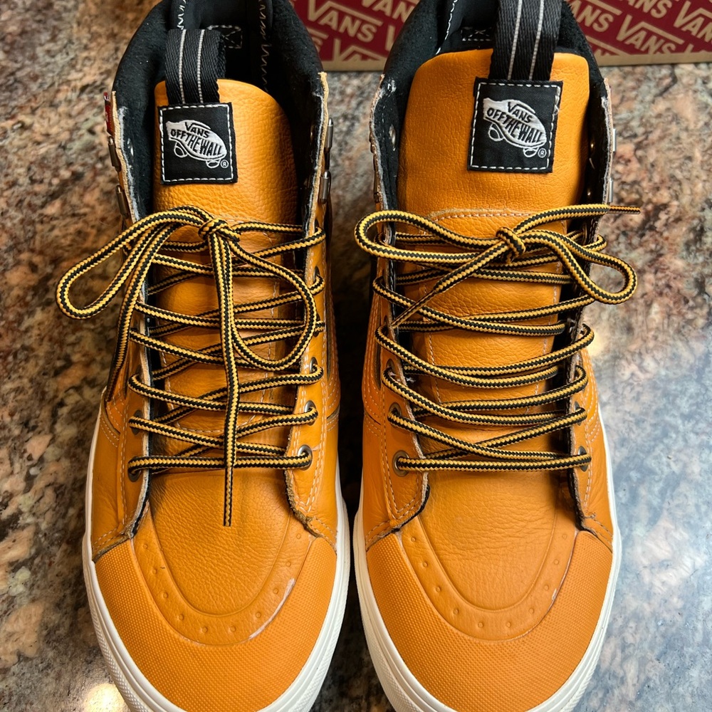 Vans Sk8-Hi Waterproof Insulated Skate Shoe - Glazed Ginger Brown SZ 10 - Picture 12 of 12